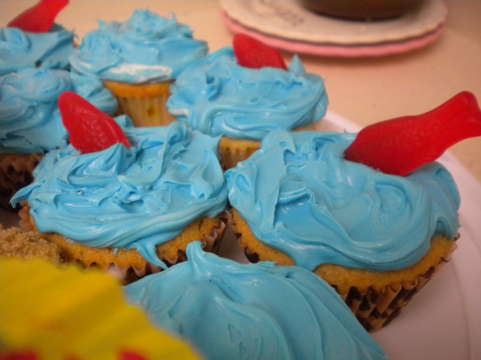 Swedish Fish Cupcakes