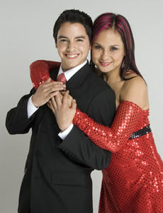 Norka Ramírez junto a Nahun Osorio