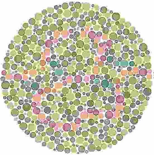Other than that he#39;s lind as tests for color blindness. Other than that he#39;s lind as