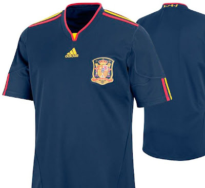 spain 2010 world cup shirt