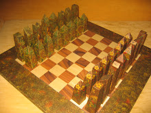 Chess Set & Board Decoupage