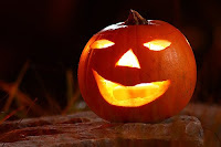 Glowing Jack O Lantern Cards