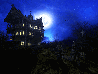 Halloween Mansion Wallpaper wallpaper gif. Halloween Mansion Wallpaper