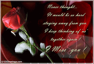 I Miss You Cards