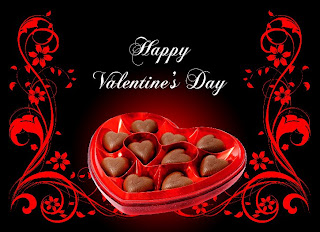 valentines day cards with chocolate