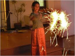 kids diwali firecracker card