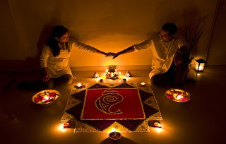 warm diwali couple greetings