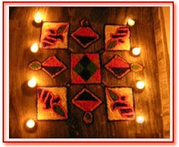 rangoli diya diwali wishes
