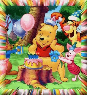 Pooh Birthday Wish Card