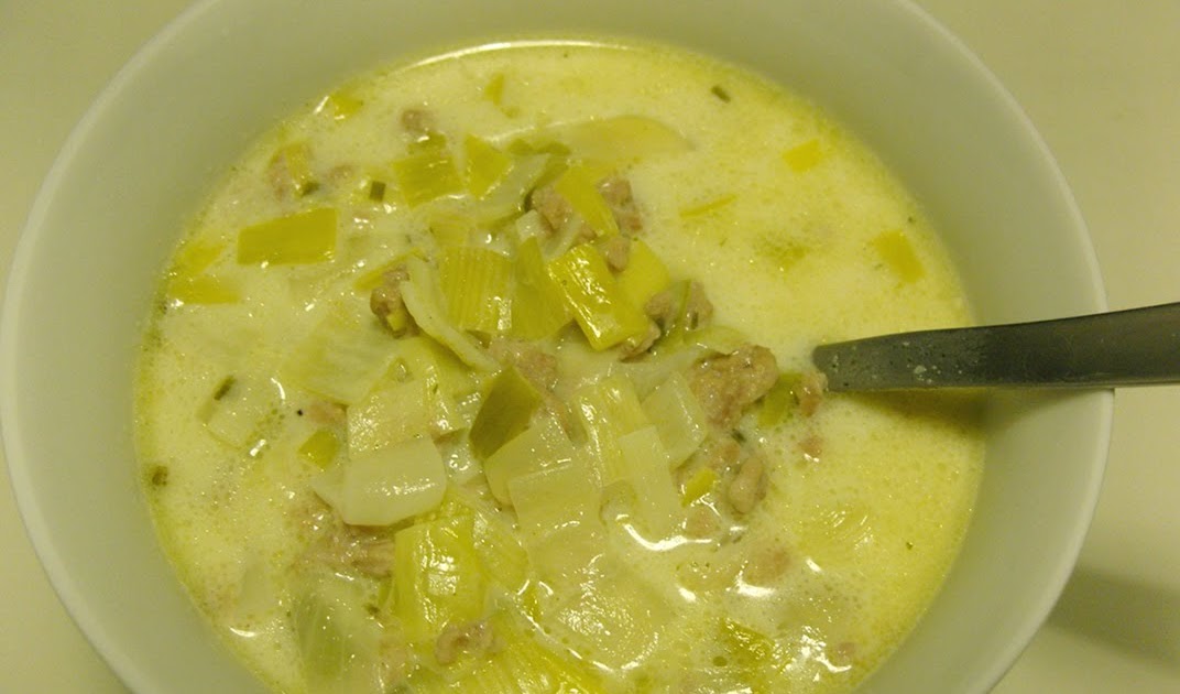 Living in Europe German leek soup
