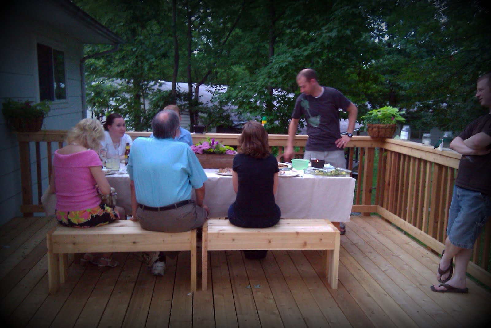 frim fram spot A deck party