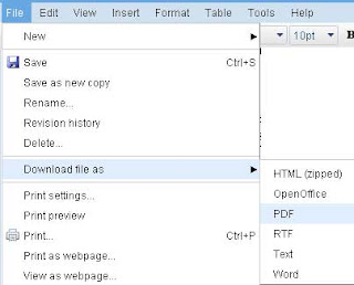 Convert Word (.Doc) File to PDF with Google Documents
