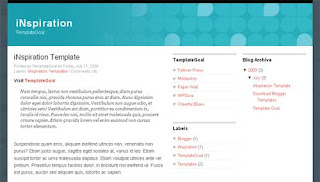 Inspiration Blogger Template