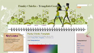 Funky Chicks Blogger Template