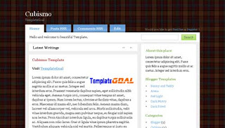 Blogger Template Cubismo