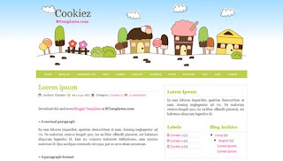 Cookiez Blogger Template