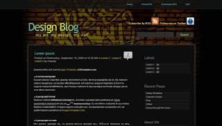 Design Blog 3 Blogger Template