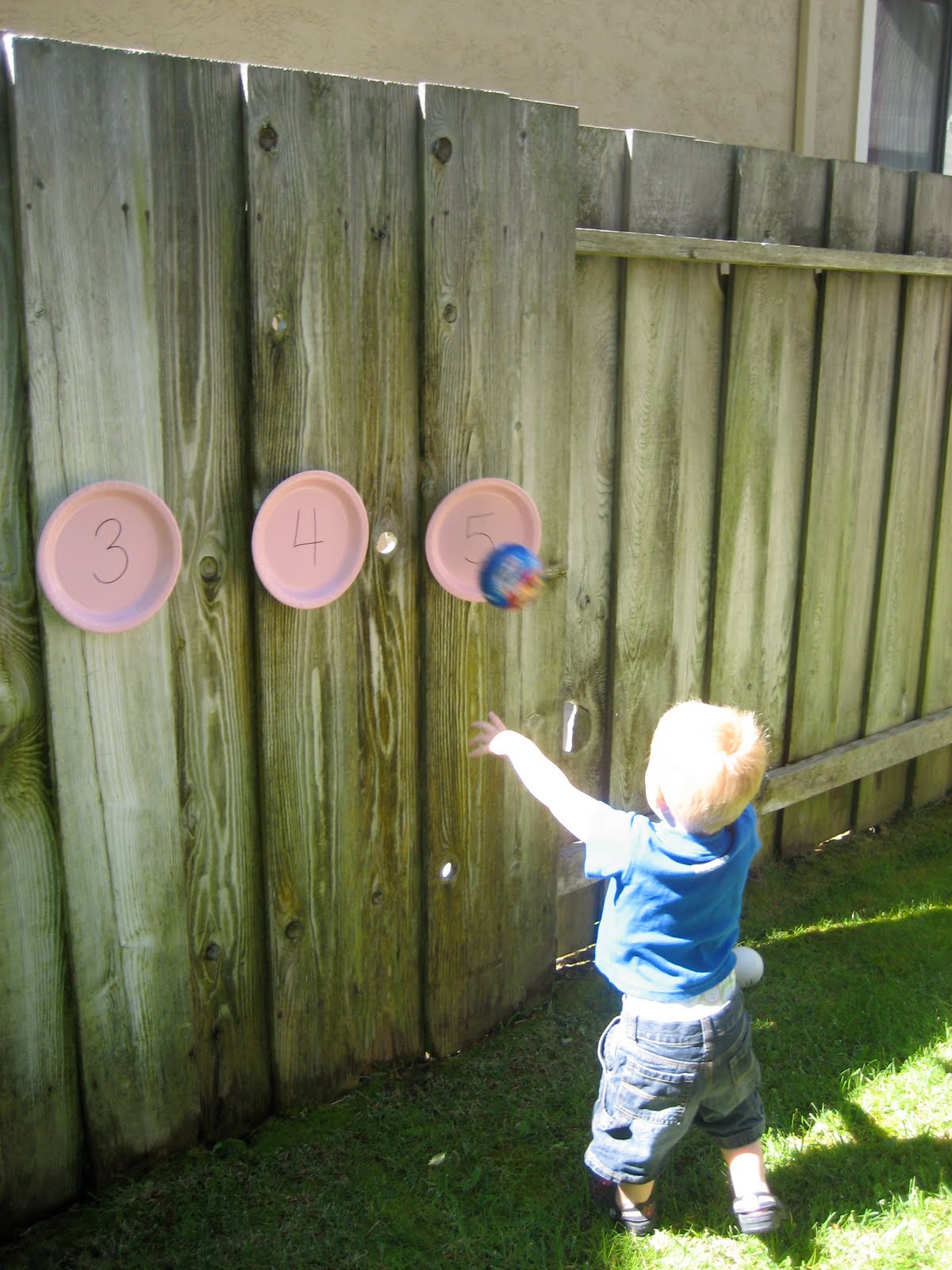 Toddler Approved! Number Target Practice