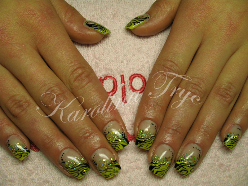 Yellow Gel Nails