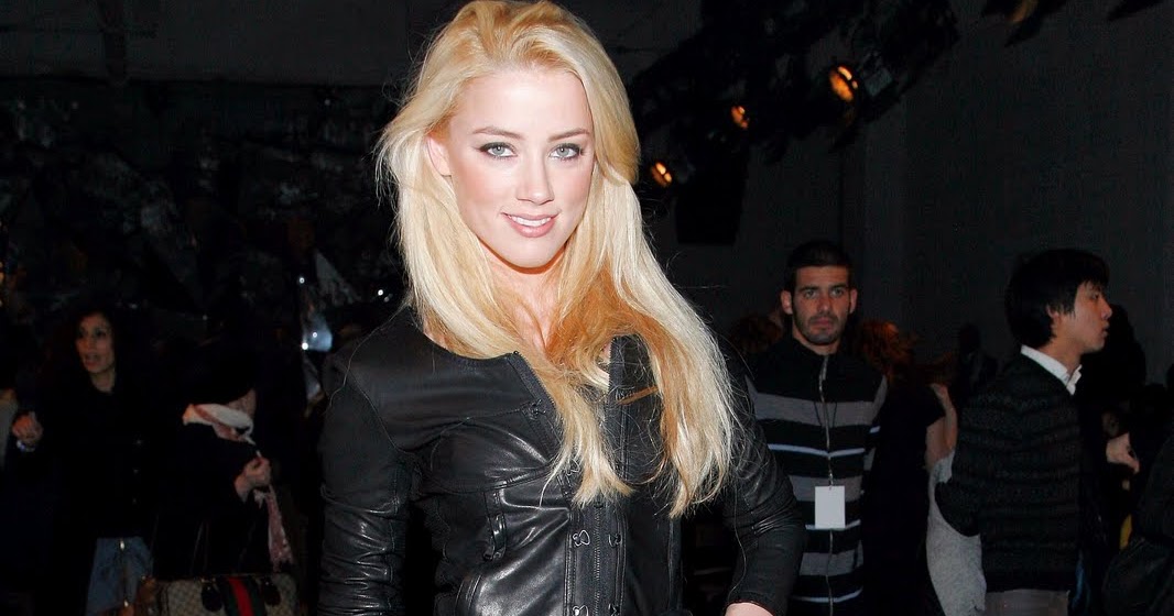 leather fashion style: Amber Heard - Leather (UHQ)