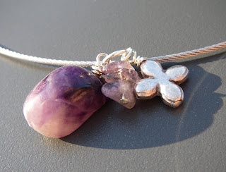 amethyst choker necklace