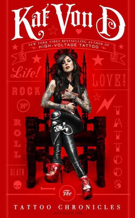 Kat Von D's second book, The Tattoo Chronicles, will be released this 