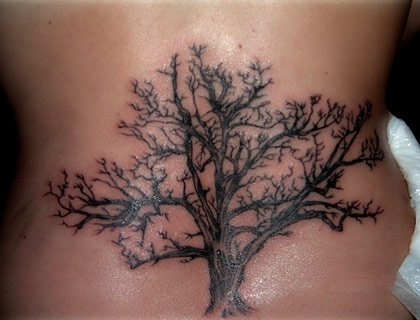 tattoos on back. tattoo designs for girls ack.