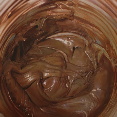 Mauro Maugliani - Cioccolata - olio su tela - 80x80 cm - 2008