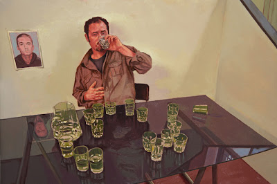 Alessandro Scarabello - L'Antidoto - oil on canvas - 37,4x55,5 cm - 2008