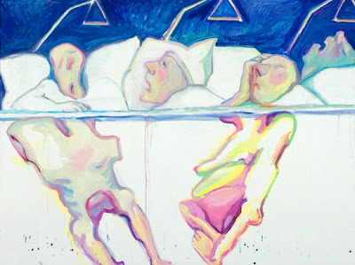Maria Lassnig - Krakenhaus (Hospital) - oil on canvas - 150x200 cm - 2005@Hauser & Wirth