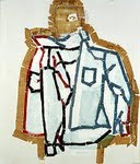Magnus Plessen - In and out of my shirt - oil on canvas - 46,67x39,37 in - 116x100 cm - 2006