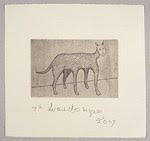 Louise Bourgeois - Self-Portrait - Drypoint on handmade paper - 25/35 - 2007