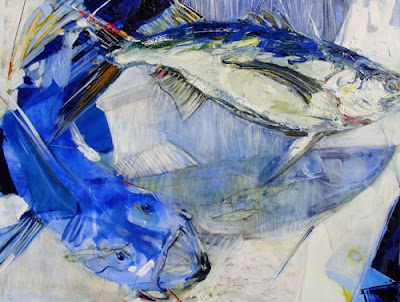 Mike Williams - In the Round II - acrylic and ink on canvas - 30x40 in