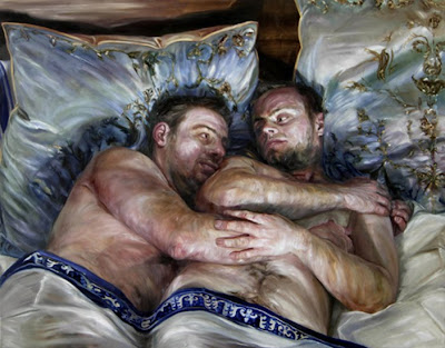 Natalie Frank - Ryan and Jeremy - oil on canvas - 56,5x72 in - 2007