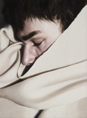 Patrick Redmond - Sanctuary - oil on canvas laid on board - 18x13 in