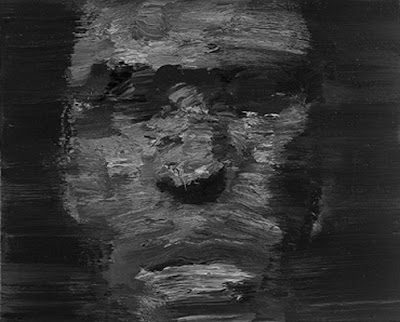 Yan Pei Ming - Victime - oil on canvas - 40x50 cm - 2001@Galerie Rodolphe Janssen