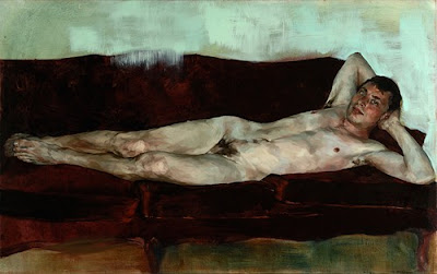 Jessica Mensch - Esten Venus - oil on canvas - 34x54 in - 2009