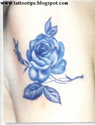 Blue Bow Tattoos Gallery