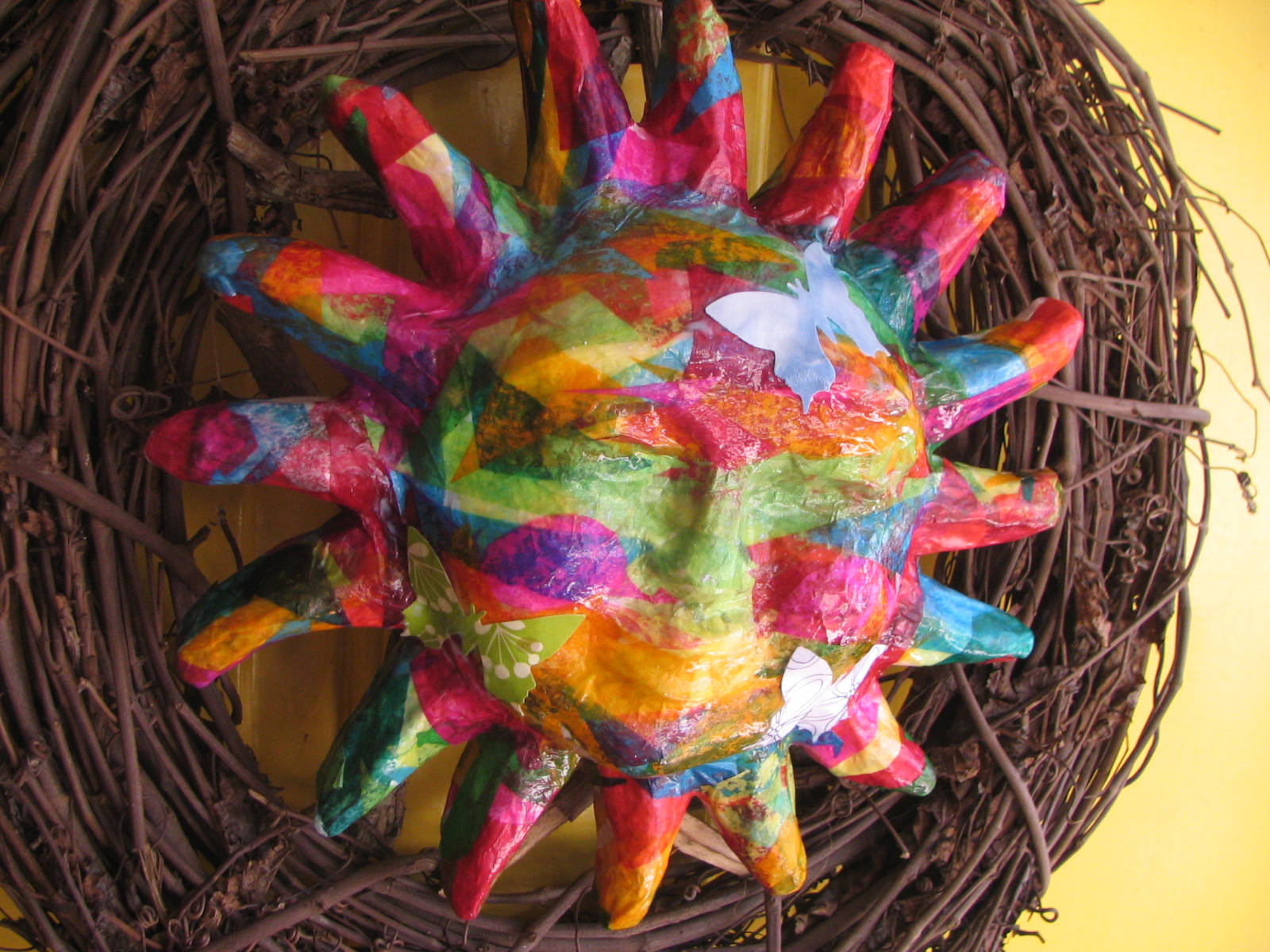 Tissue Paper Decoupage
