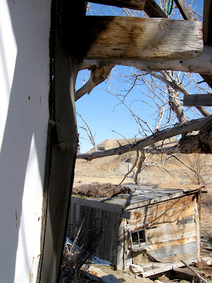 abandoned house, Wyoming