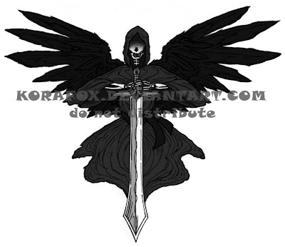 Tattoo Angel of Vengeance by korafox