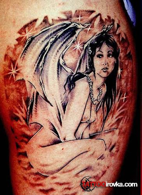 Angel tattoo