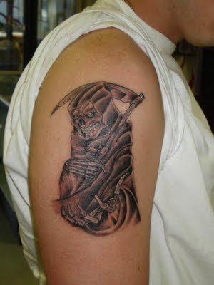 Skull Arm Tattoo Design