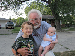 Sean, Grandpa Jim & Evie