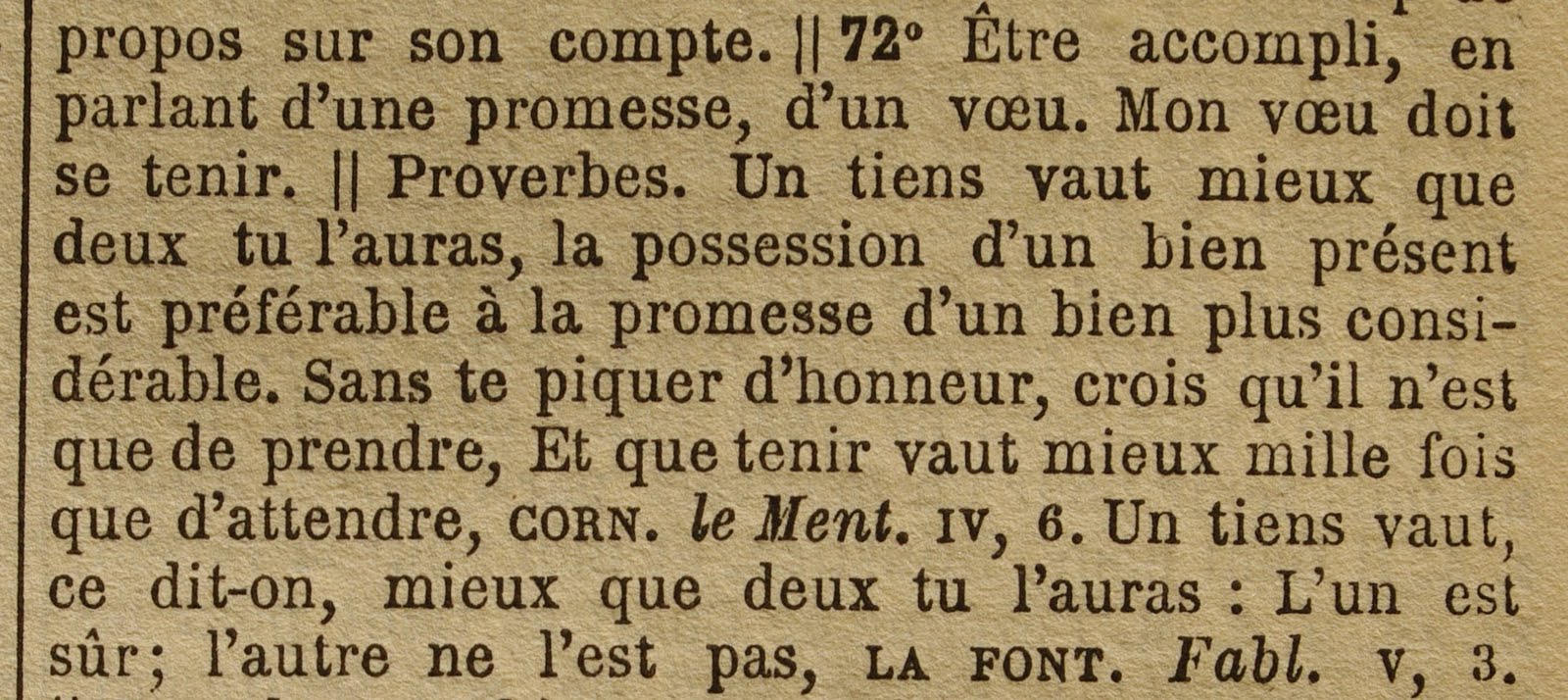 Le Blogue De Pierre Bouillon Un Tiens Vaut Mieux Ou Un Tien Vaut Mieux Pas De S Selon Moi