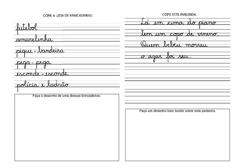 Caligrafia Divertida Alfabeto Letra Basto Livrart Editora