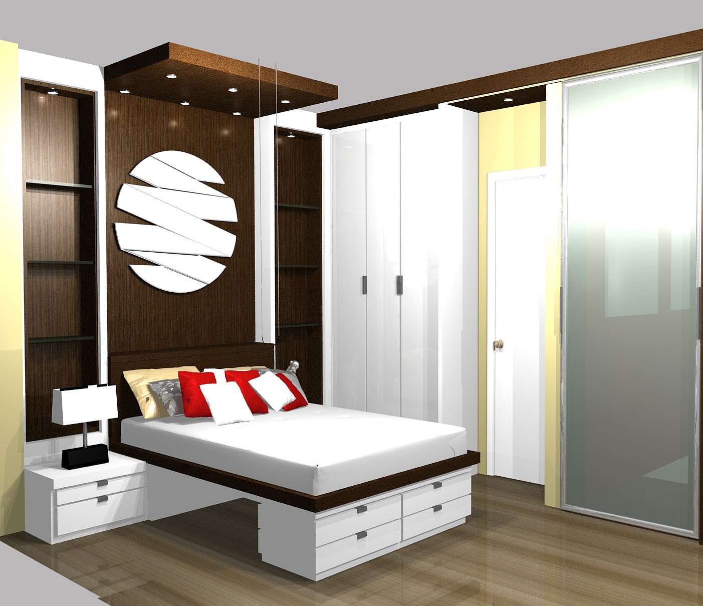 2 Dormitorios Armario Sob Medida Marcenaria Moveis Planejados Furniture Kitchens Moderna Vidro Apartamento Espelho Cama Quarto Suite Closet Lindo Mdf