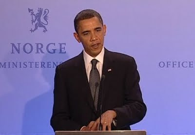 Obama in Oslo for Nobel Prize for Peace / Obama praises Lula and Norway for Amazon Fund and fight against deforestation and climate change / Gustavo Iglesias Trabado, Roberto Carballeira Tenreiro and Javier Folgueira Lozano / GIT Forestry Consulting SL, Consultoría y Servicios de Ingeniería Agroforestal, Lugo, Galicia, España, Spain / Eucalyptologics, information resources on Eucalyptus cultivation around the world / Eucalyptologics, recursos de informacion sobre el cultivo del eucalipto en el mundo / Image courtesy SVT, Sweden Television