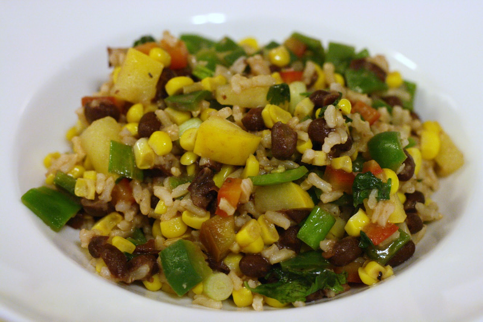 Laine's Recipe Box Southwestern Rice Salad