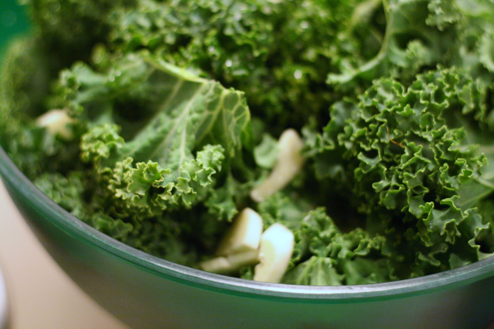 Laine's Recipe Box GarlicRoasted Kale